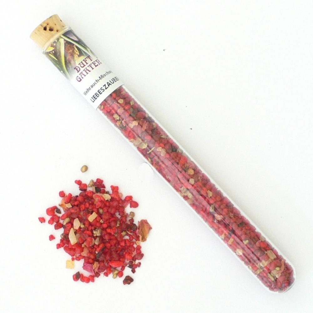 Liebeszauber Weihrauchmischung, 26 g im Glasröhrchen